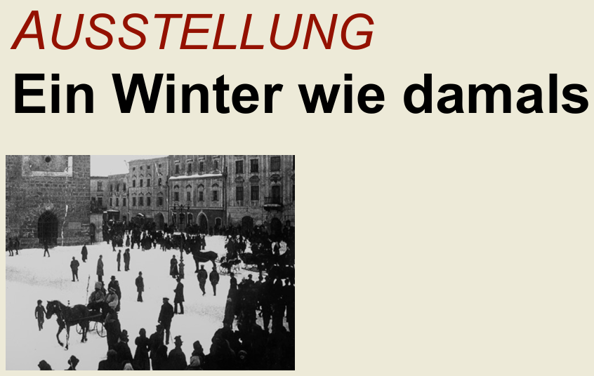 Winter wie damals