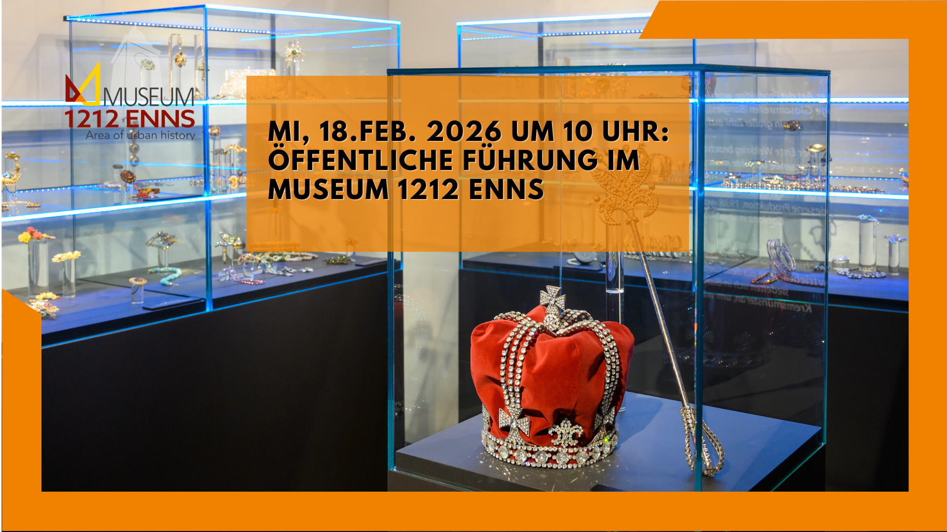Öffentliche Führung im Museum 1212 Enns